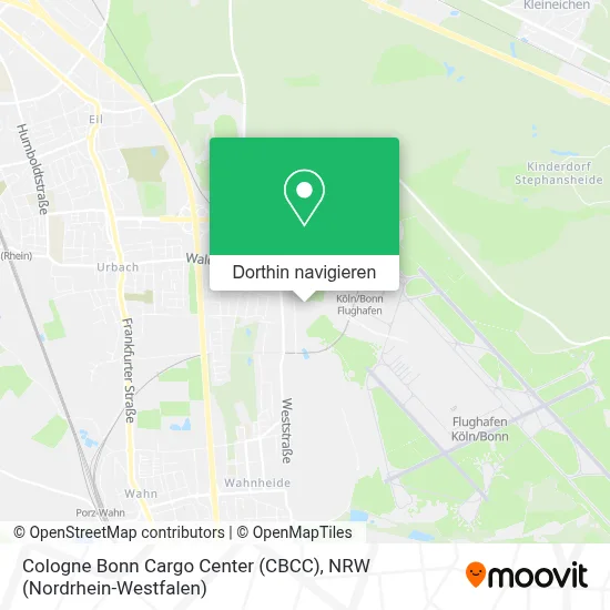 Cologne Bonn Cargo Center (CBCC) Karte