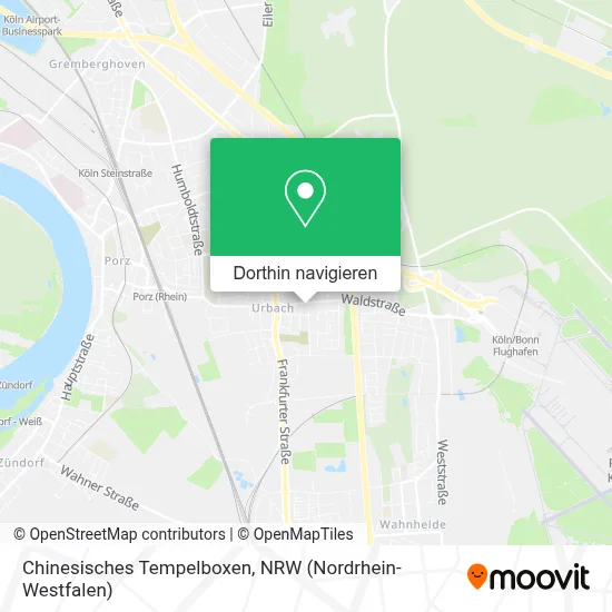 Chinesisches Tempelboxen Karte