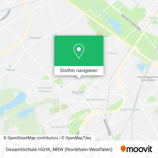 Gesamtschule Hürth Karte