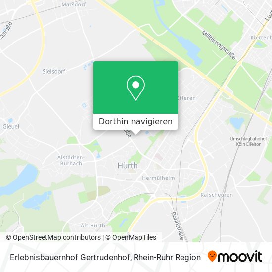 Erlebnisbauernhof Gertrudenhof Karte