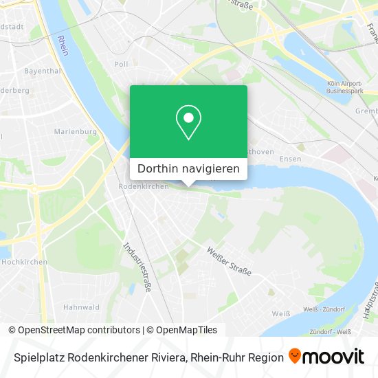 Spielplatz Rodenkirchener Riviera Karte
