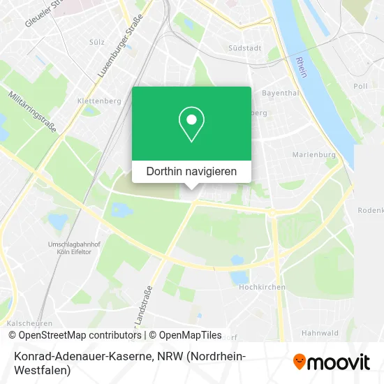 Konrad-Adenauer-Kaserne Karte