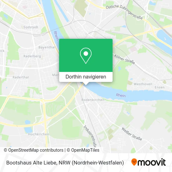 Bootshaus Alte Liebe Karte