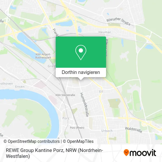 REWE Group Kantine Porz Karte