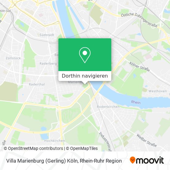 Villa Marienburg (Gerling) Köln Karte