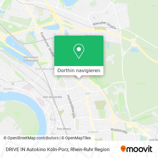 DRIVE IN Autokino Köln-Porz Karte