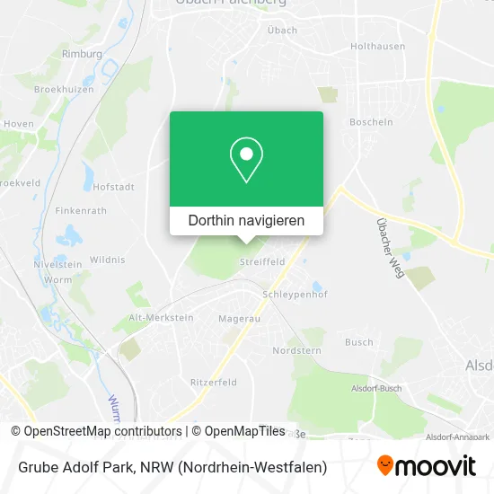 Grube Adolf Park Karte