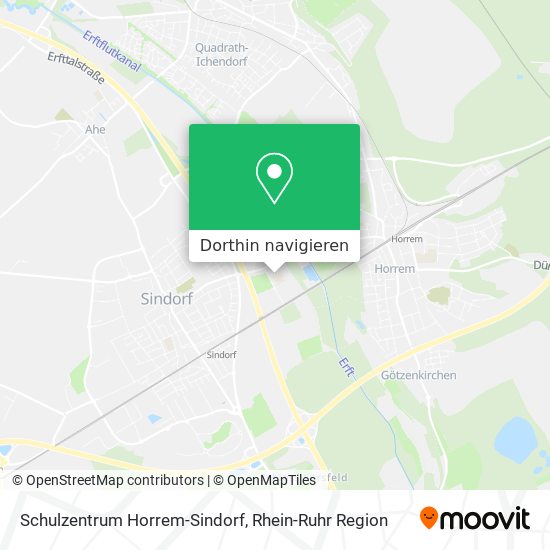 Schulzentrum Horrem-Sindorf Karte