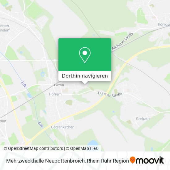 Mehrzweckhalle Neubottenbroich Karte