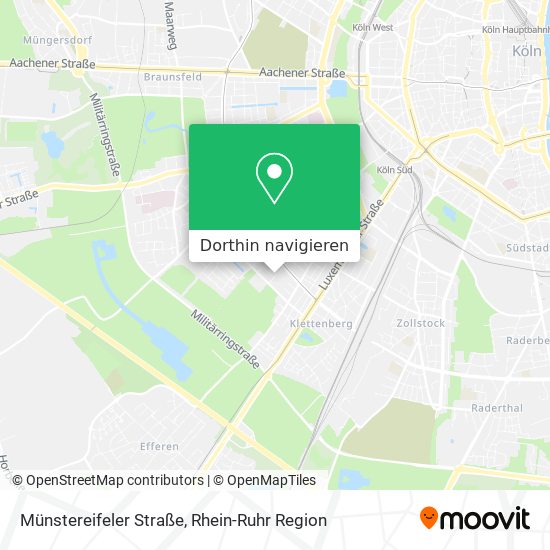 Münstereifeler Straße Karte