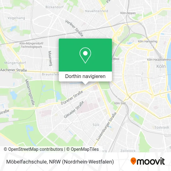 Möbelfachschule Karte