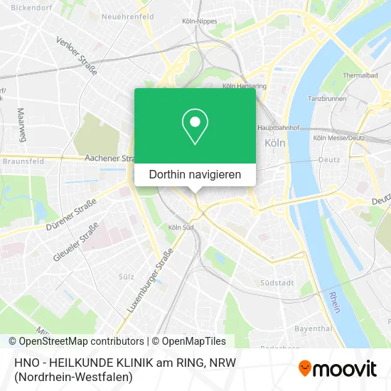 HNO - HEILKUNDE KLINIK am RING Karte