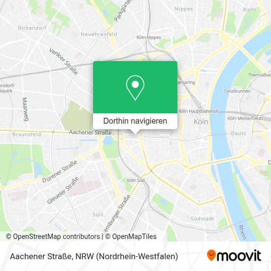 Aachener Straße Karte