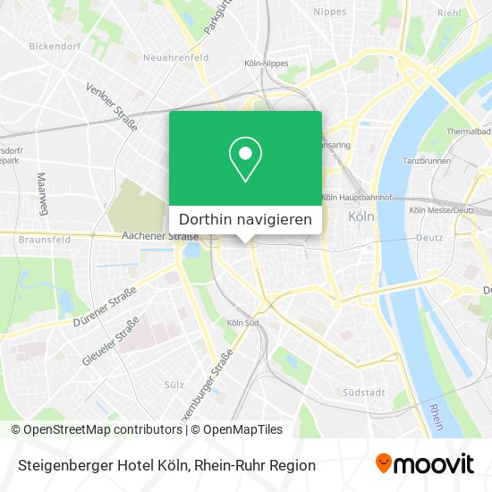 Wie komme ich zu Steigenberger Hotel Köln in Köln mit dem
