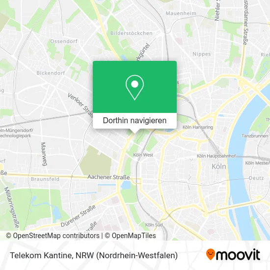 Telekom Kantine Karte