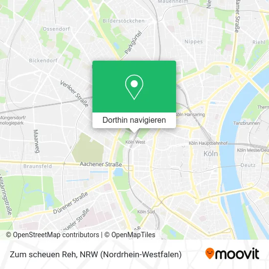 Zum scheuen Reh Karte