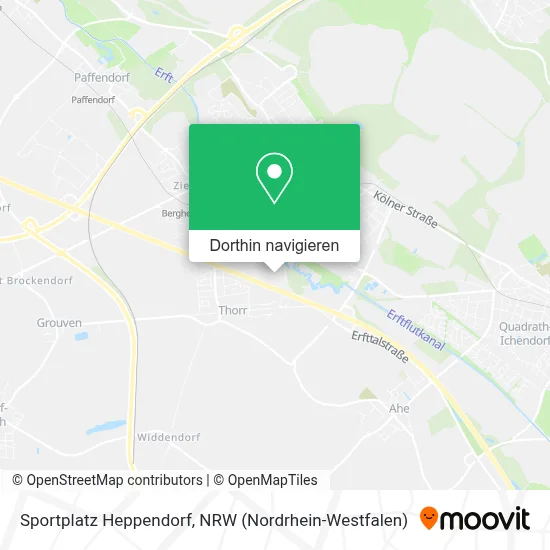 Sportplatz Heppendorf Karte