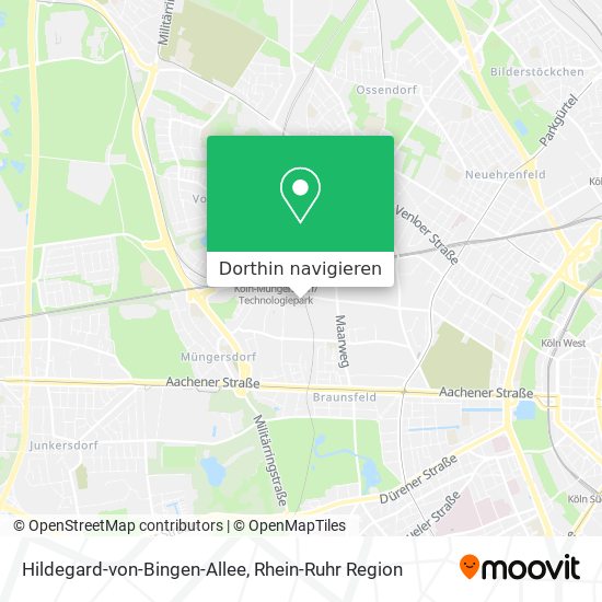 Hildegard-von-Bingen-Allee Karte