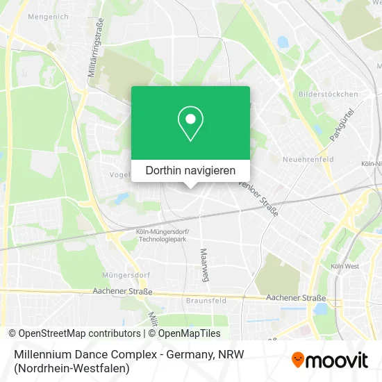 Millennium Dance Complex - Germany Karte