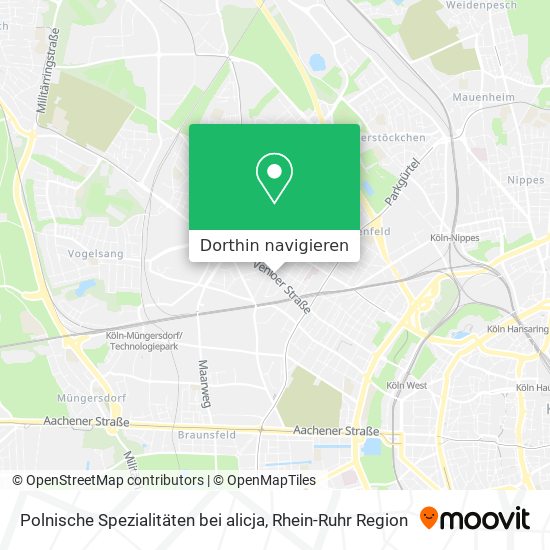 Polnische Spezialitäten bei alicja Karte