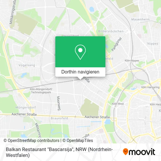 Balkan Restaurant "Bascarsija" Karte