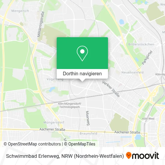 Schwimmbad Erlenweg Karte