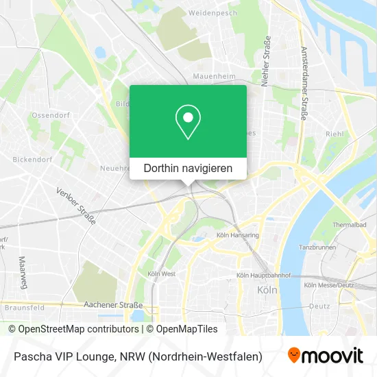 Pascha VIP Lounge Karte