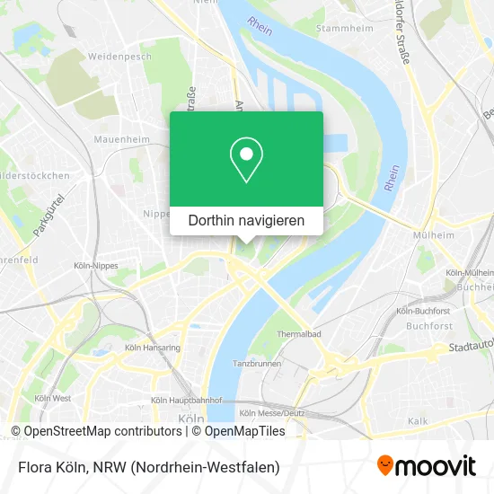 Flora Köln Karte