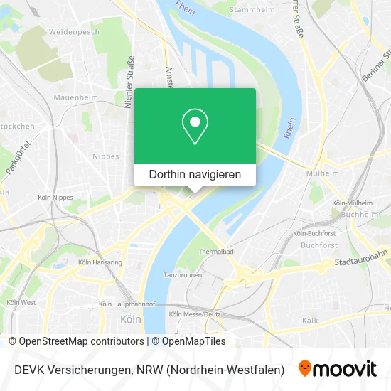 DEVK Versicherungen Karte