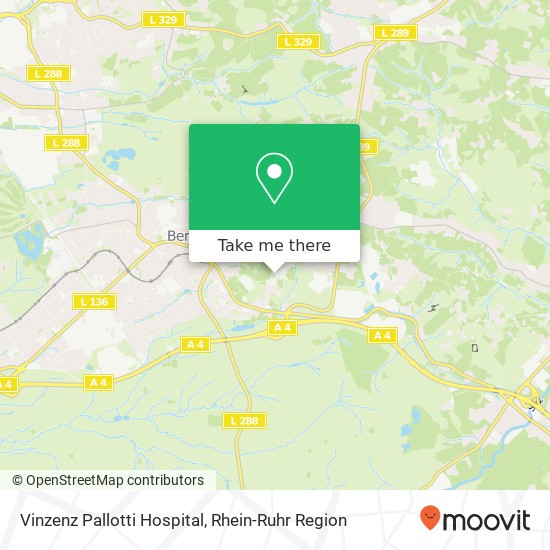 Vinzenz Pallotti Hospital Karte