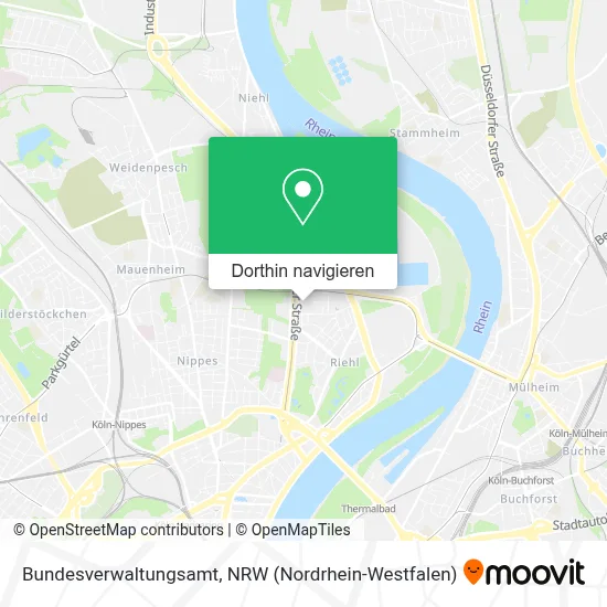 Bundesverwaltungsamt Karte