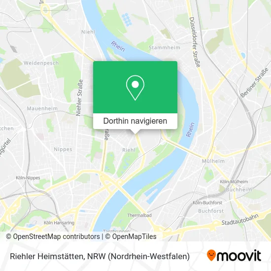 Riehler Heimstätten Karte