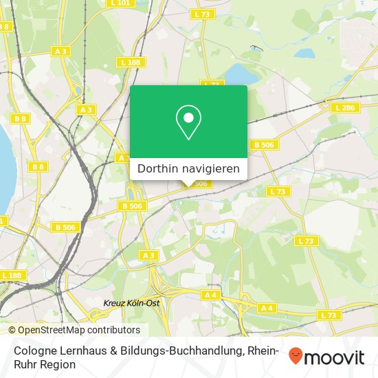 Cologne Lernhaus & Bildungs-Buchhandlung Karte