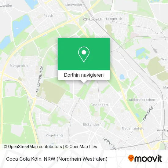 Coca-Cola Köln Karte