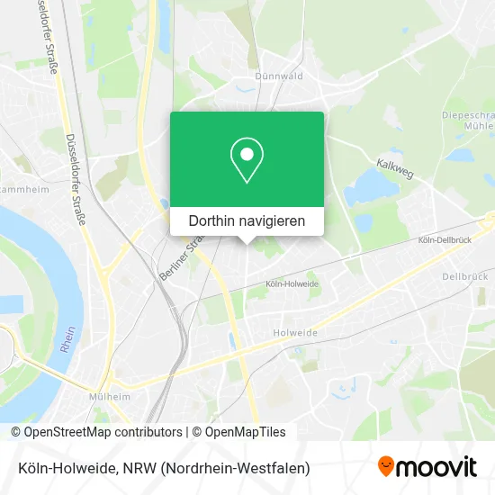 Köln-Holweide Karte