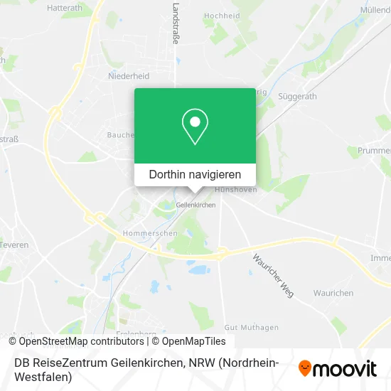 DB ReiseZentrum Geilenkirchen Karte