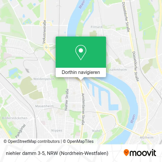 niehler damm 3-5 Karte