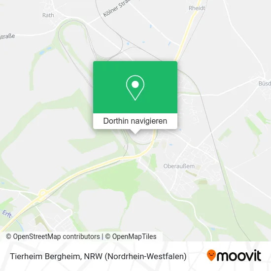 Tierheim Bergheim Karte