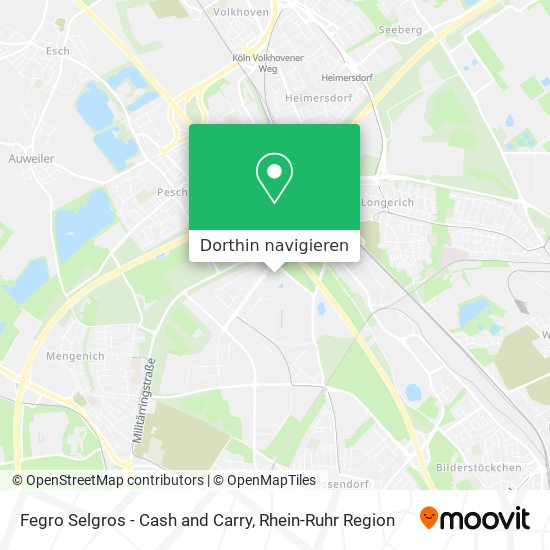 Fegro Selgros - Cash and Carry Karte