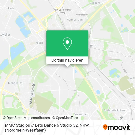 MMC Studios // Lets Dance 6 Studio 32 Karte