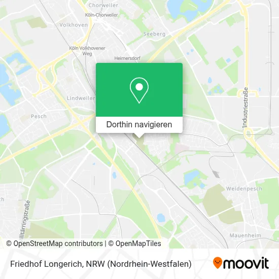 Friedhof Longerich Karte