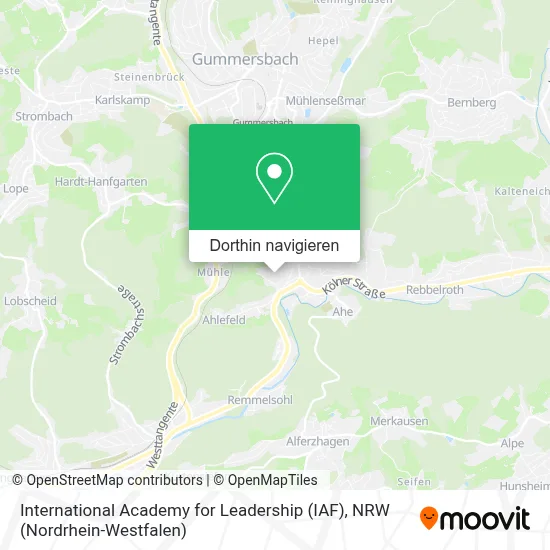 International Academy for Leadership (IAF) Karte