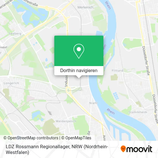 LDZ Rossmann Regionallager Karte