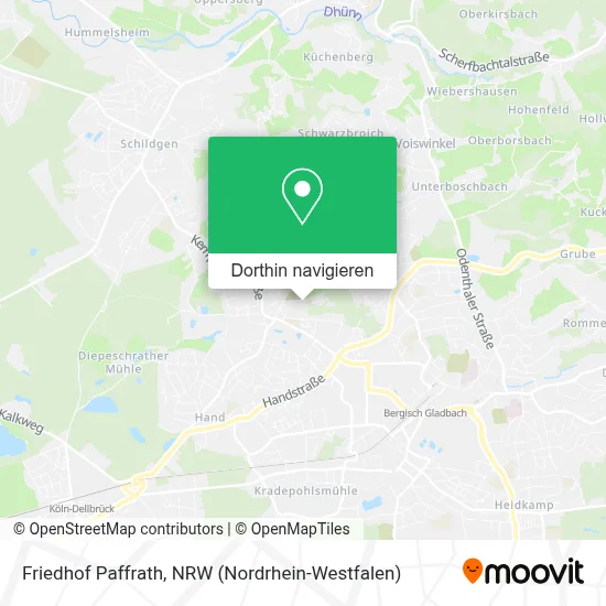 Friedhof Paffrath Karte