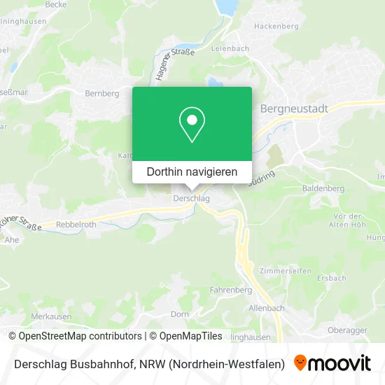 Derschlag Busbahnhof Karte