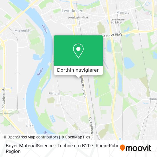 Bayer MaterialScience - Technikum B207 Karte