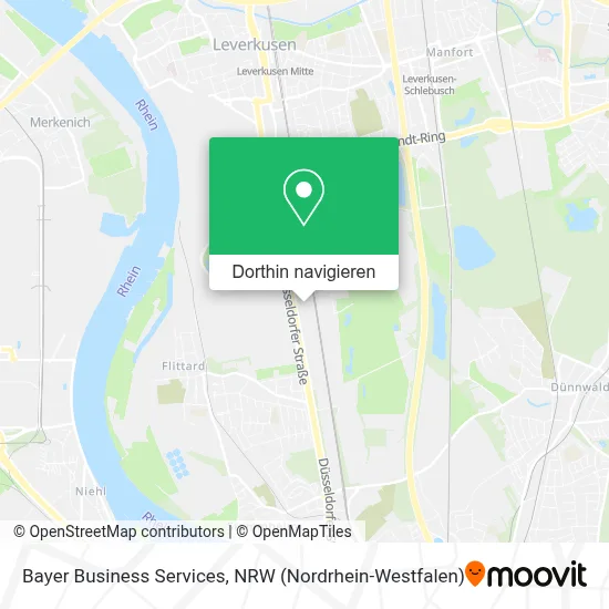 Bayer Business Services Karte