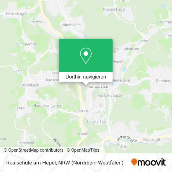 Realschule am Hepel Karte
