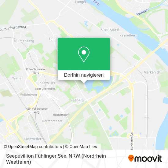 Seepavillion Fühlinger See Karte