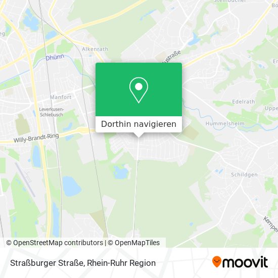 Straßburger Straße Karte